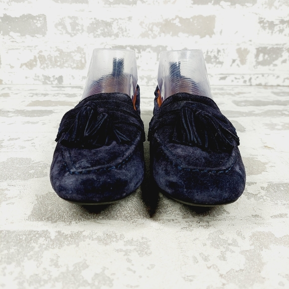 New Aquatalia Journee Suede Square Toe Slip On Loafer Flats M230 - Picture 3 of 12